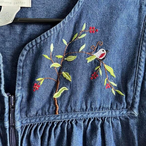Bechamel Embroidered Denim Dress - Picture 5 of 8